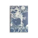 Cuaderno de papel jaspeado gris, azul, blanco Susan - Conti Borbone - lomo