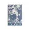 Quaderno in carta marmorizzata a mano bianca blu azzurro Susan - Conti Borbone - fronte