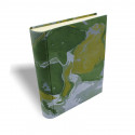 Photo album Foresta in marbled paper green, yellow and white - Conti Borbone - standard - prospective