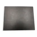 Luxury black saffiano leather guest book - Conti Borbone - front