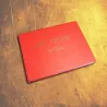 Lussuoso libro ospiti Sun in pelle saffiano rosso - Conti Borbone - esempio