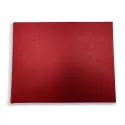 Luxury red saffiano leather guest book Sun - Conti Borbone - front