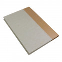 Beige guest book in beige leather and antique parchment paper - Conti Borbone - Brand
