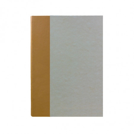 Beige guest book in beige leather and antique parchment paper - Conti Borbone