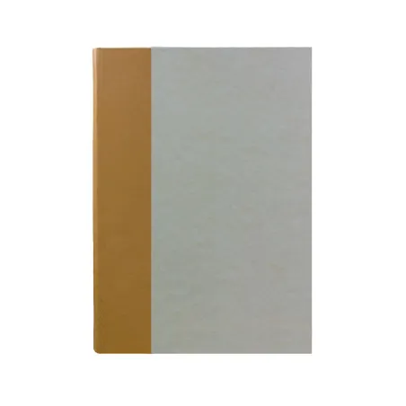 Beige guest book in beige leather and antique parchment paper - Conti Borbone