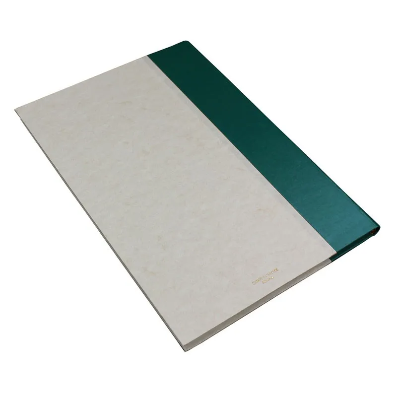 Libro de visitas Pino en piel verde y papel pergamino antiguo - Conti Borbone - Marca