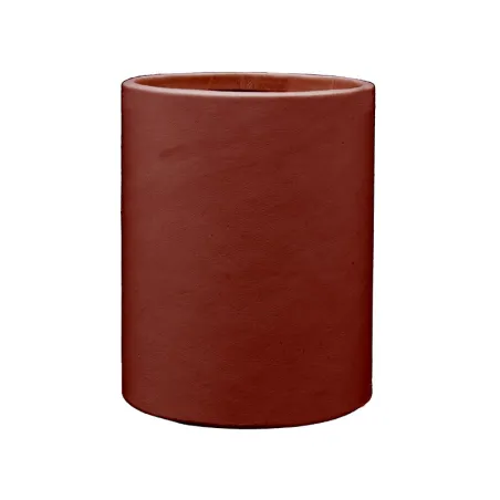 Portabolígrafos de piel roja fresa - Conti Borbone - Portabolígrafos de piel de becerro roja