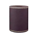 Stifthalter aus auberginefarbenem Leder - Conti Borbone - Stifthalter aus violettem Kalbsleder Dekoration 90