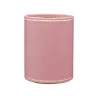 Portapenne in pelle Camelia - Conti Borbone - porta penne in pelle di vitello rosa decorazione oro 90