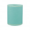 Turquoise leather pen holder - Conti Borbone - Pen holder in blue calf leather gold decoration 90