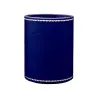 Portapenne in pelle Bluette - Conti Borbone - porta penne in pelle di vitello blu decorazione oro 90