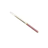 Tagliacarte in pelle Camelia - Conti Borbone - Tagliacarte in pelle di vitello rosa profilo