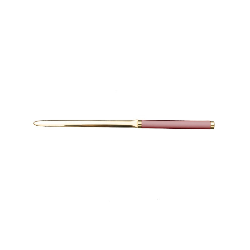 Camelia leather knife - Conti Borbone - Paper knife in pink calf leather