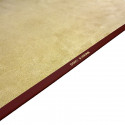 Ruby leather desk pad, burgundy calf leather - Conti Borbone - Customizable mat - Brand