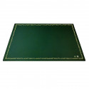 Pino leather desk pad, Green calf leather - Conti Borbone - Customizable mat - 106 decoration - block letters