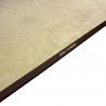 Chocolate leather desk pad, brown calf leather - Conti Borbone - Customizable mat - Brand