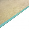 Turquoise leather desk pad, blue calf leather - Conti Borbone - Customizable mat - Brand