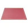 Sottomano pelle Fuxia, pelle di vitello rosa - Conti Borbone - Tappetino personalizzabile - decorazione 90 - stampatello