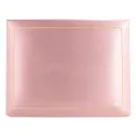 Camelia Lederschatulle - glattes rosa Kalbsleder - Conti Borbone - beflockte Innenseite - Goldverzierung - Blockschrift - hoch