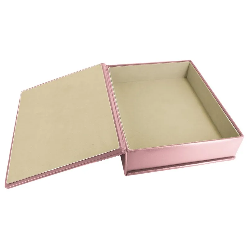 Camelia Lederbox - glattes rosa Kalbsleder - Conti Borbone - innen beflockt