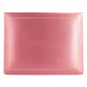 Cofanetto pelle Fuxia in pelle di vitello liscio rosa - Conti Borbone - decorazione in oro - stampatello - alto