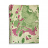 Photo album in marbled paper green, violet and white Valentina - Conti Borbone - standard front