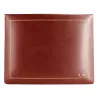 Cofanetto pelle Fragola in pelle di vitello liscio rosso - Conti Borbone - decorazione in oro - stampatello - alto