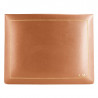 Cofanetto pelle Zucca in pelle di vitello liscio arancione - Conti Borbone - decorazione in oro - stampatello - alto