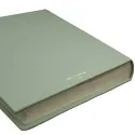Aqua leather photo album - Conti Borbone - light blue calskin - brand