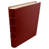 Album foto pelle Fragola - Conti Borbone - Pelle di vitello rosso - Standard - dorso