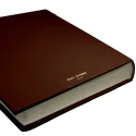 Cuoio leather photo album - Conti Borbone - brown calskin -  brand