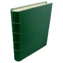 Pino leather photo album - Conti Borbone - green calskin - Standard - spine