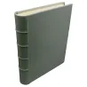 Album foto pelle Graffite - Conti Borbone - Pelle di vitello grigio - Standard - dorso