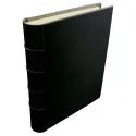 Album photo en cuir foncé - Conti Borbone - calskin noir - Standard - dos
