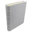 Album photo en cuir glacé - Conti Borbone - calskin blanc - Standard - dos