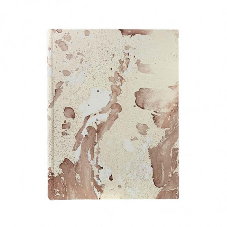 Album foto Matteo in carta marmorizzata color marrone e beige - Conti Borbone - standard