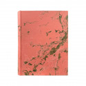 Photo album Mia in marbled paper pink, green, white - Conti Borbone - standard