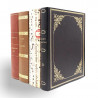 Gettacarte libri finti in pelle  - Conti Borbone - Milano Italia