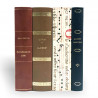 Gettacarte libri finti in pelle  - Conti Borbone - Milano Italia