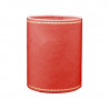 Coral leather pen holder - Conti Borbone - Pen holder in pink calf leather - decoration 90