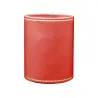 Portapenne in pelle Corallo - Conti Borbone - porta penne in pelle di vitello rosa - decorazione 90