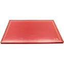 Korallenleder-Schreibtischunterlage, rosa Kalbsleder - Conti Borbone - individuell gestaltbare Schreibunterlage - Dekoration 90 