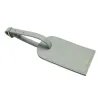 Etichetta bagagli pelle Perla, pelle bovina colore grigio - Conti Borbone - brand