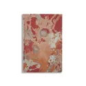 Cuaderno de papel jaspeado blanco, coral, naranja Filomena - Conti Borbone - Made in Italy