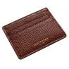 Porta carte pelle Nocciola, porta carte di credito in pelle bovina colore marrone - Conti Borbone - brand