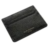 Porta carte pelle Corvino, porta carte di credito in pelle bovina colore nero - Conti Borbone - brand