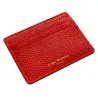 Porta carte pelle Lipstick, porta carte di credito in pelle bovina colore rosso - Conti Borbone - brand