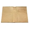Porta passaporto pelle Sabbia, porta documenti in vera pelle bovina colore beige - Conti Borbone - dettagli