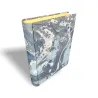 Album foto in carta marmorizzata blu azzurro bianco Susan - Conti Borbone - standard dorso