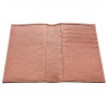 Porta passaporto pelle Mauve, porta documenti in vera pelle bovina colore rosa - Conti Borbone - dettagli